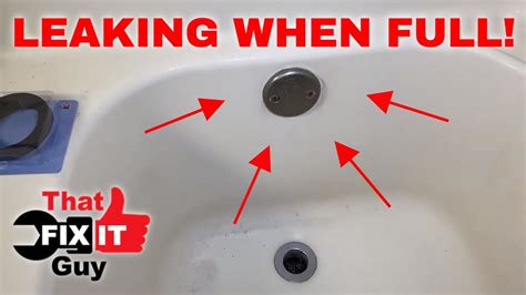 tub overflow drain leaking|How To Fix A Leaking Bathtub Overflow Drain